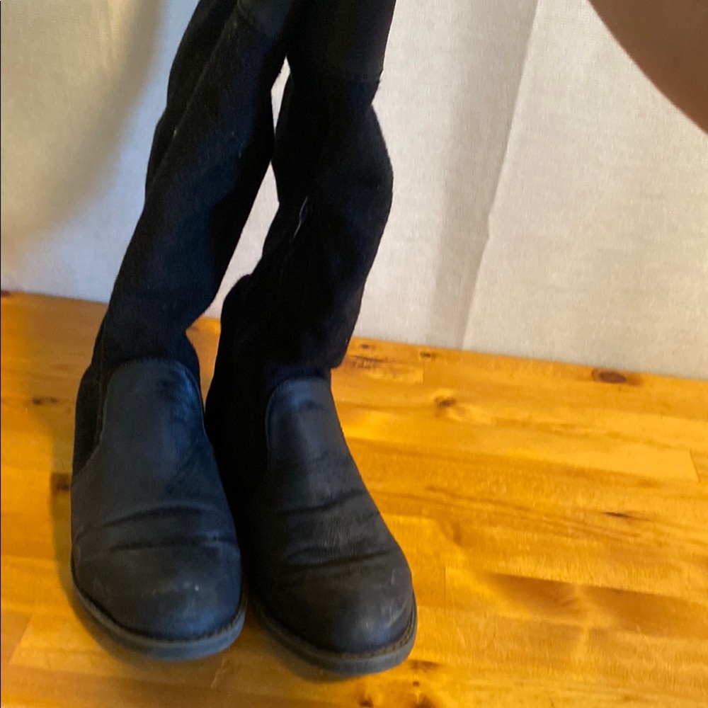Black Knee-High Boots